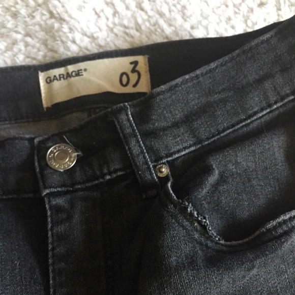 Garage size 3 High Rise  black jeggings - Picture 2 of 4